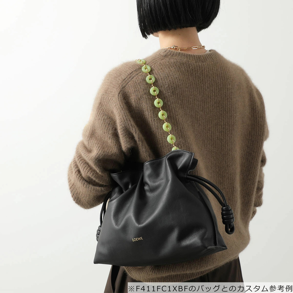 Loewe Donut Chain Shoulder Strap Belt PEAR